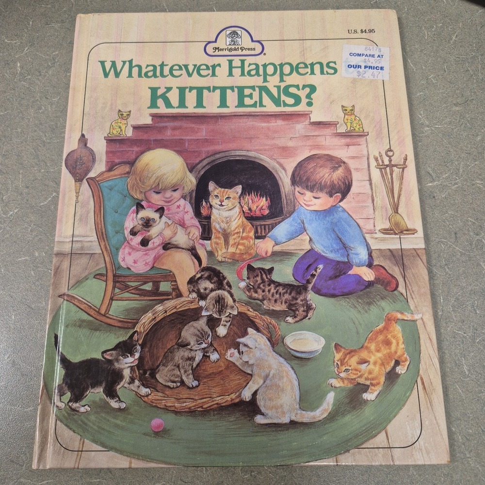 Whatever Happens to Kittens Bill Hall Vintage 1967 Merrigold Press